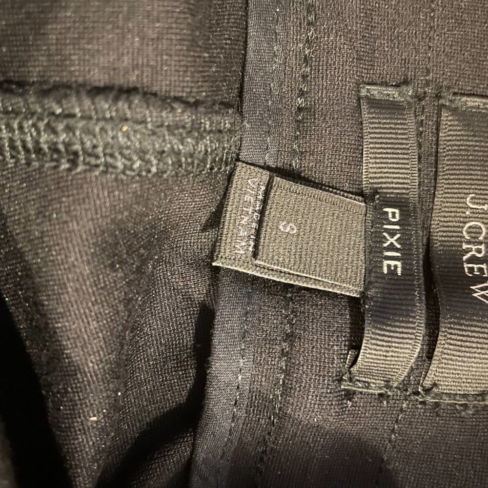 J Crew Pixie Black Pant Size Small - image 2